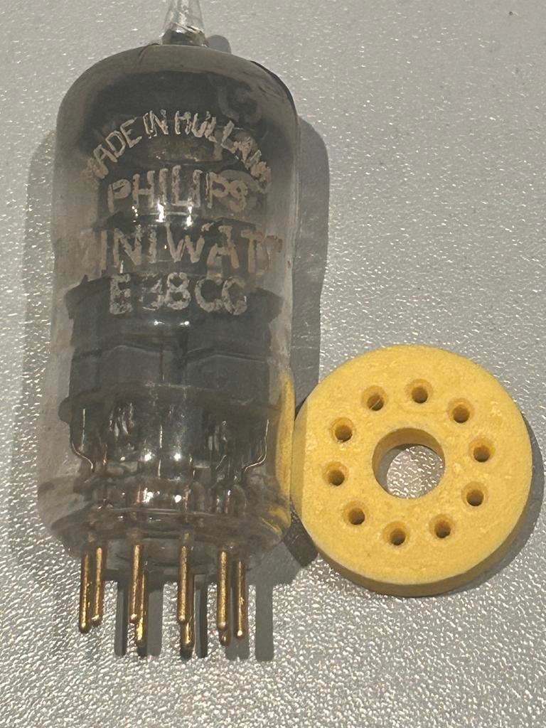 Philips Miniwatt E88CC SQ Pinch Waist D-Getter Heerlen, Ophalen of Verzenden, Gebruikt