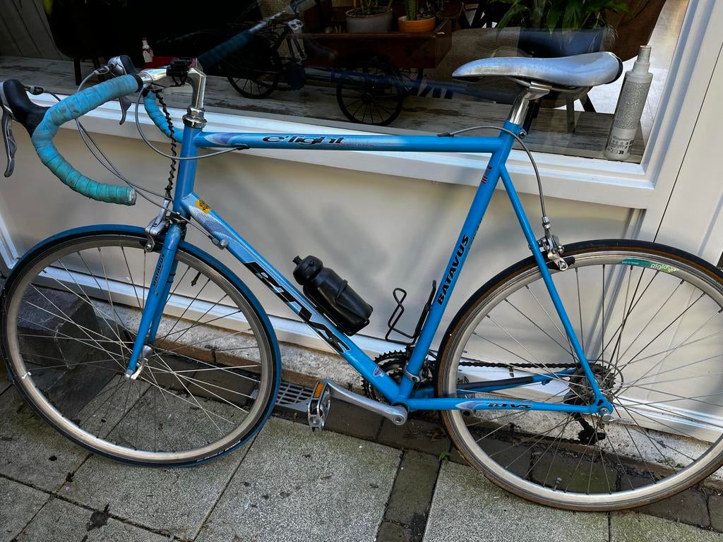 Vintage Batavus Racefiets - Lichtblauw, Ophalen of Verzenden, Zo goed als nieuw