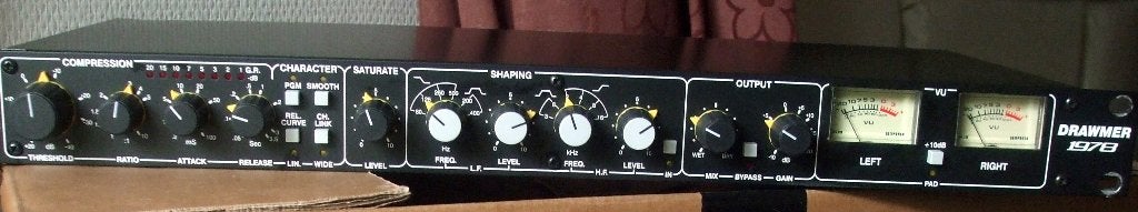 Drawmer 1978 Stereo FET  compressor, Ophalen of Verzenden, Zo goed als nieuw, Compressor