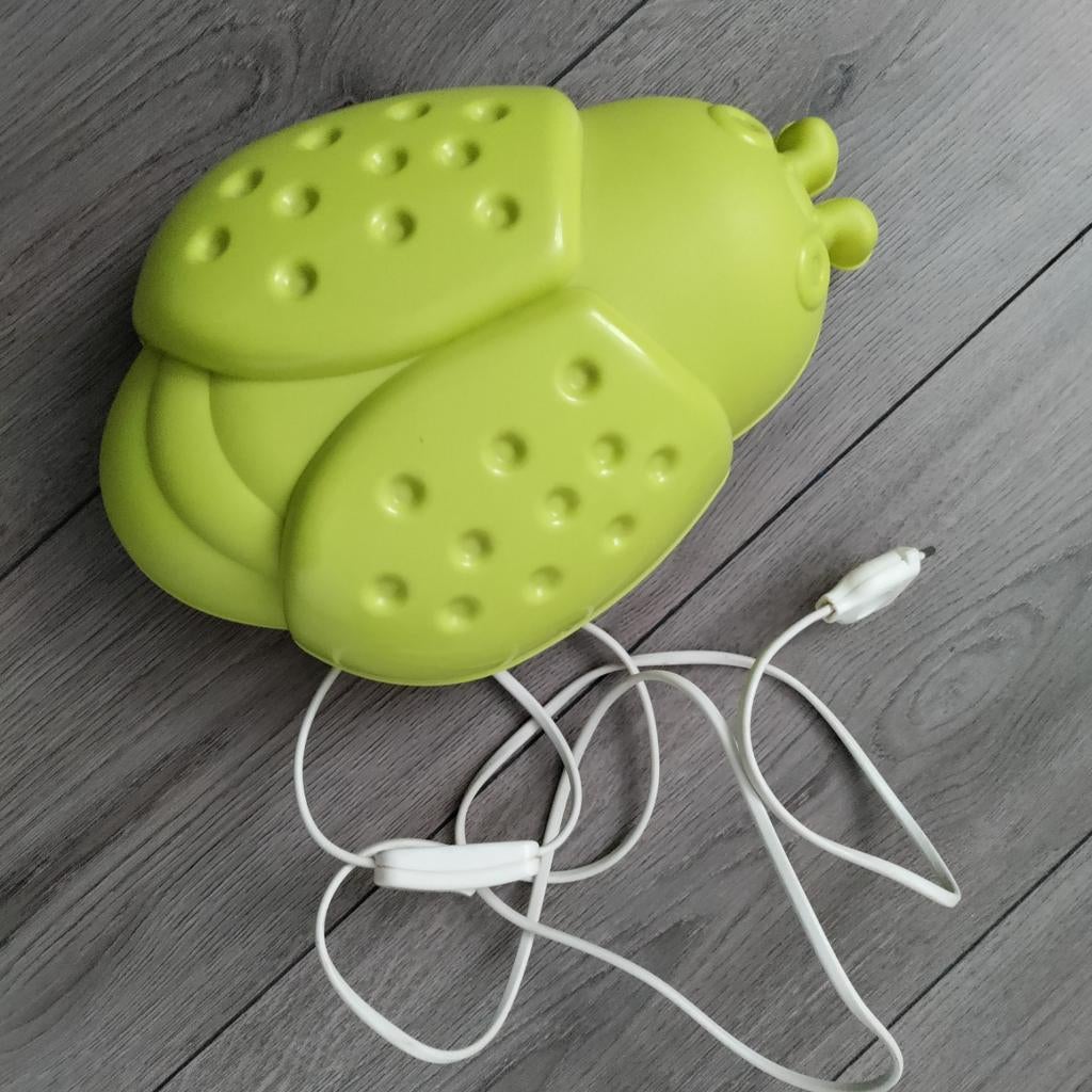 Leuke groene lieveheersbeestje kinderlamp, Kinderen en Baby's, Kinderkamer | Inrichting en Decoratie, Ophalen of Verzenden, Gebruikt