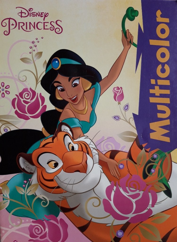Disney Princess Kleurboek Multicolor Aladdin Jasmijn, Disney, Onbekend, Nieuw, Ophalen of Verzenden
