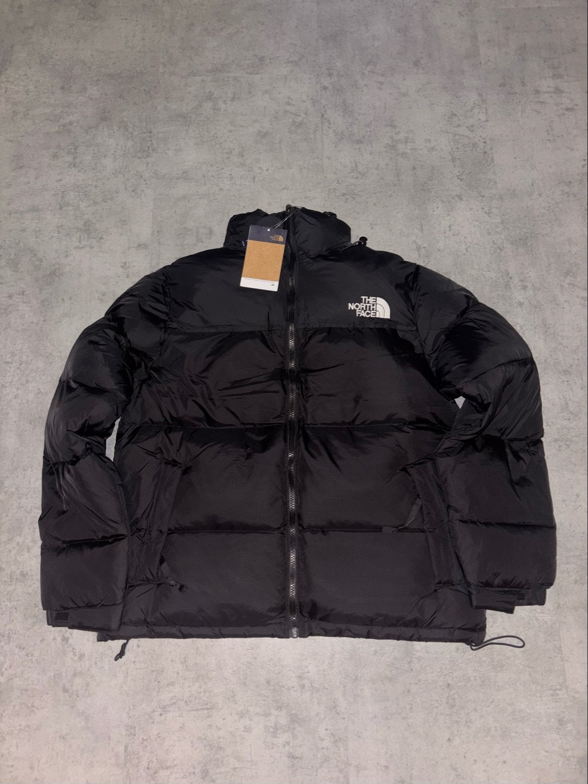 The North Face Nuptse 700 Puffer Jas Zwart, Kleding | Heren, Ophalen, Zo goed als nieuw, Overige maten, Overige kleuren