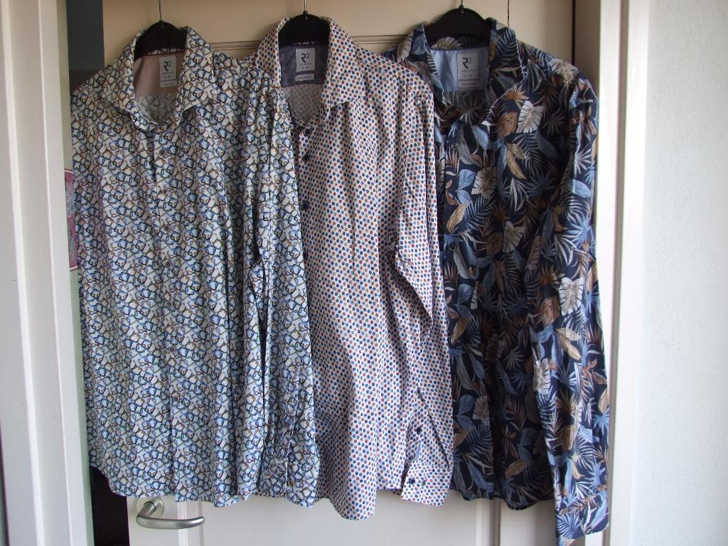 3 stuks overhemden zeer net R2 maat XL 44, Kleding | Heren, Overhemden, Overige kleuren, Ophalen of Verzenden, Zo goed als nieuw