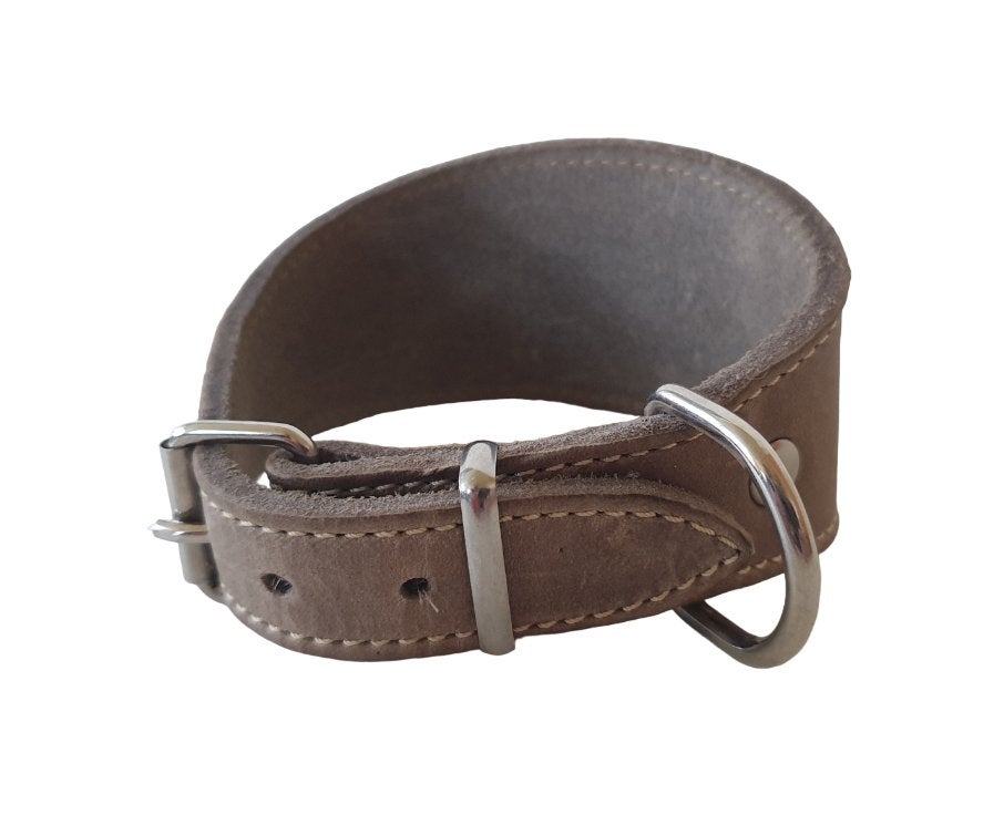 JACK AND VANILLA Whippet Halsband Grijs Nek 26-30 cm -40%!!!, Ophalen of Verzenden, Handgemaakt, Nieuw