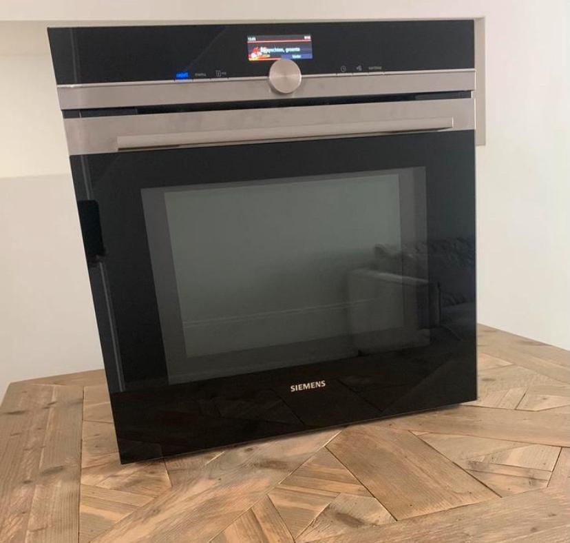 Siemens Combi oven met magnetron, Ophalen, Zo goed als nieuw, Oven met grill, 45 tot 60 cm