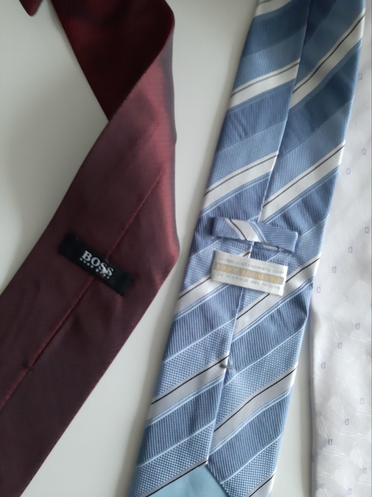 Diverse Heren Stropdassen - Hugo Boss, Paolo Negrato, Meerkleurig, Zo goed als nieuw, Met patroon, Hugo Boss, Paolo Negrato
