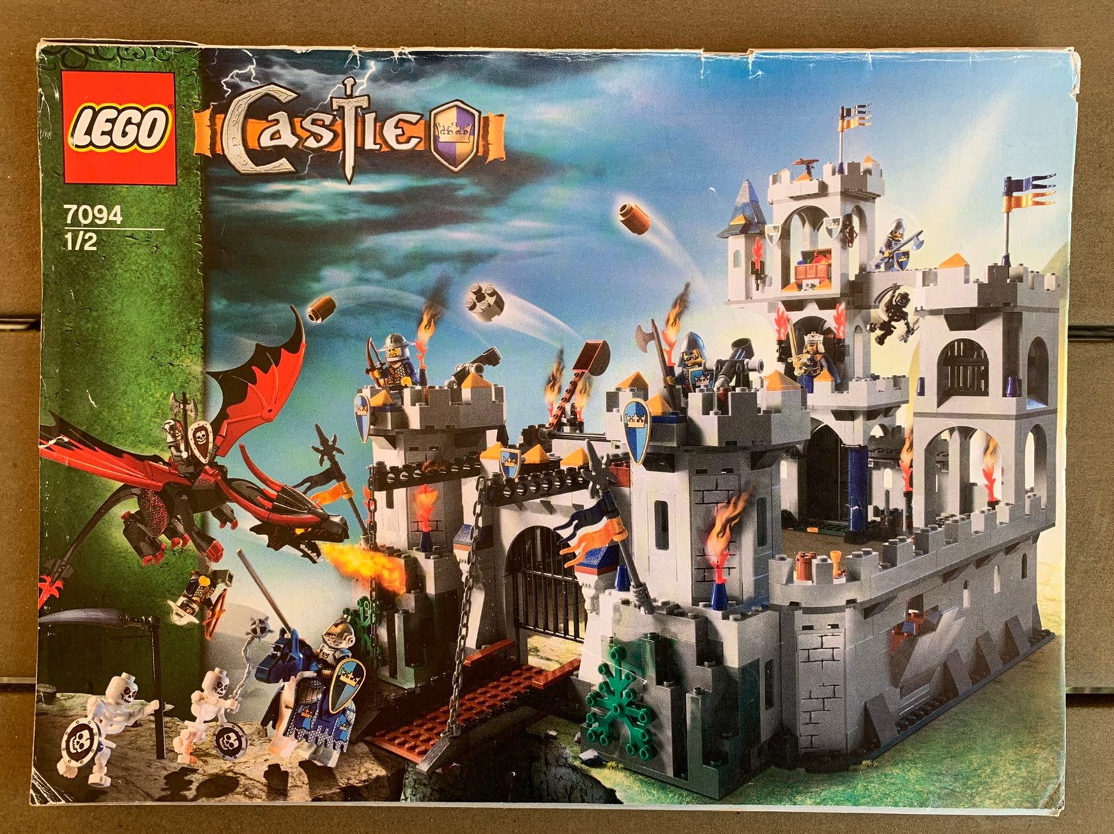 Bouwtekening Lego Castle 7094 King’s Castle Siege, Kinderen en Baby's, Speelgoed | Duplo en Lego, Gebruikt, Lego, Overige typen