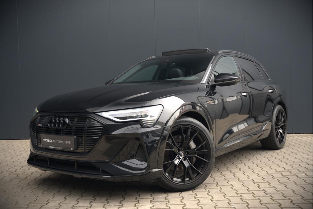 Audi e-tron e-tron 50 quattro Launch edition Black 71 kWh S-, Auto's, Audi, Automaat, Zwart, Origineel Nederlands, Vierwielaandrijving