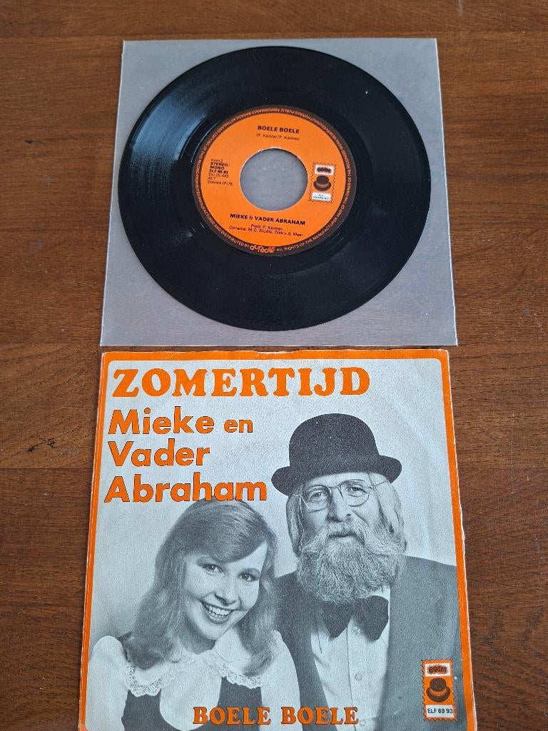 Vader Abraham en Mieke,zomertijd, Gebruikt, 7 inch, Ophalen of Verzenden, 1970 - 1979