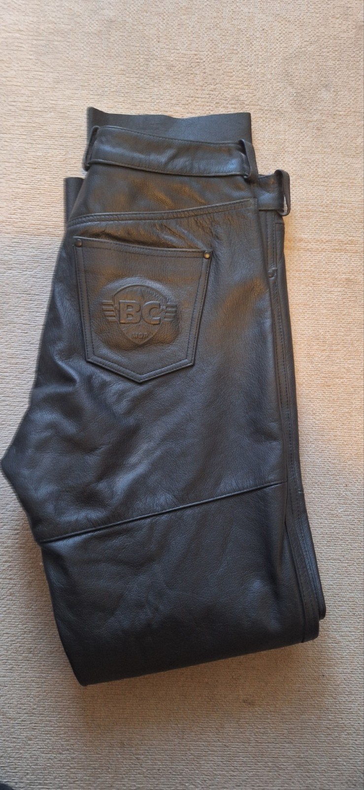 Nette motorbroek, Ophalen, Zo goed als nieuw, Blauw, W33 - W34 (confectie 48/50)