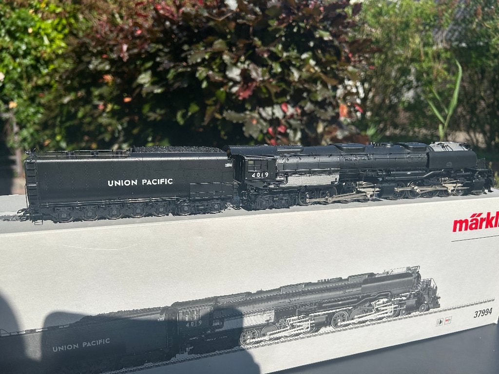 Marklin H0 37994/4019 Class 4000 Big Boy Stoomloc met tender, Wisselstroom, Locomotief, Nieuw, Ophalen of Verzenden