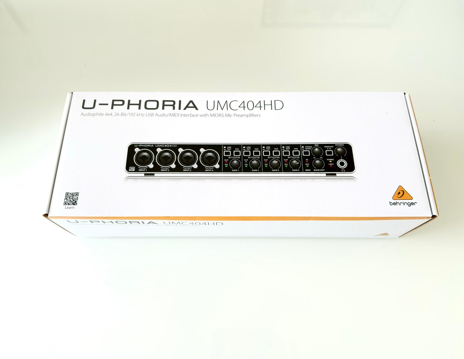 Behringer U-Phoria UMC404HD audio-interface, Ophalen of Verzenden, Zo goed als nieuw