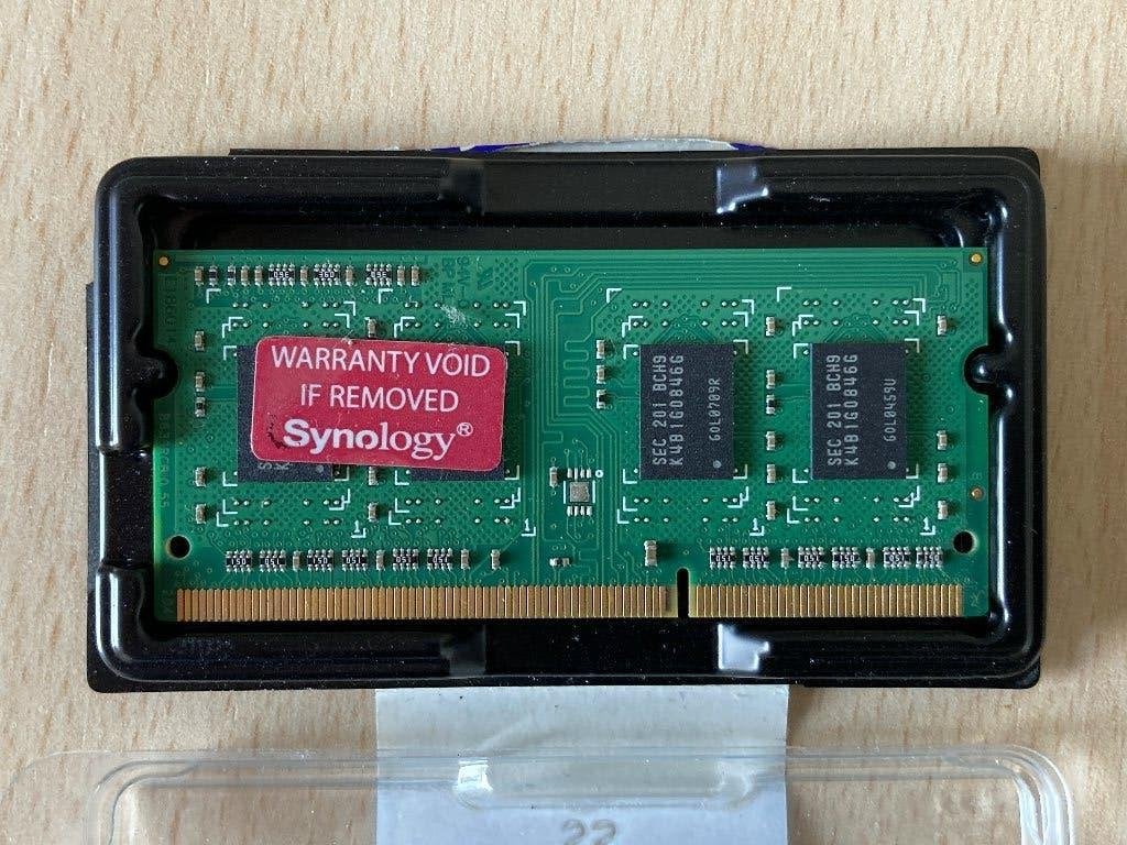 Synology Memory 1GB DDR3 1066 CL7 1.5V, Computers en Software, RAM geheugen, 1 GB of minder, Server, Nieuw, DDR3