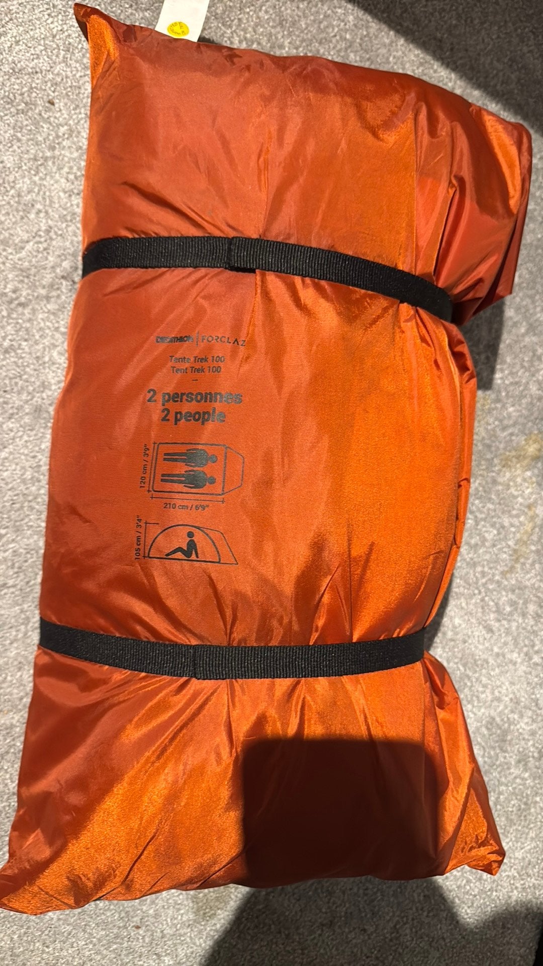 1 persoons tent Decathlon, Ophalen, Zo goed als nieuw