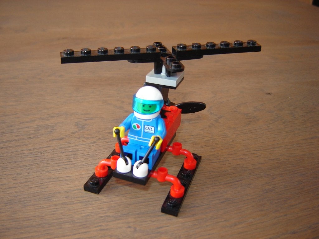 LEGO LEGOLAND HELICOPTER (OIL) 2849!!!!, Lego, Ophalen of Verzenden, LEGOLAND, Complete set