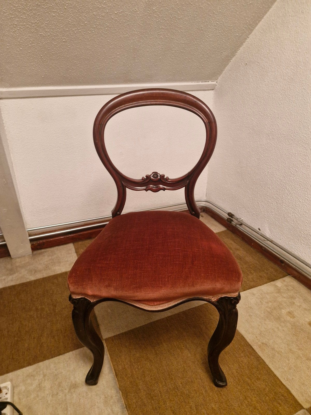 Cuba mahonie stoelen ,4 stuks, Antiek en Kunst, Ophalen