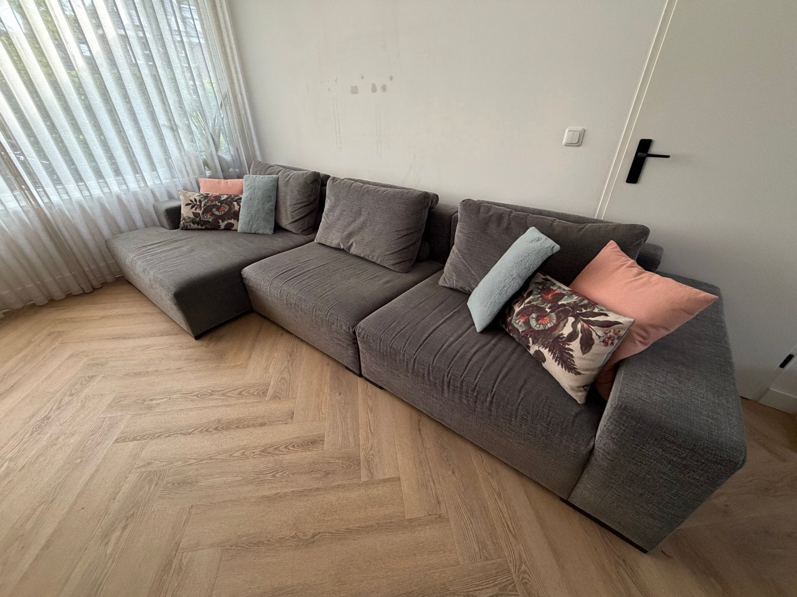 Lounge bank Pass-Partout - Comfortabel en stijlvol, Huis en Inrichting, Banken | Bankstellen, Ophalen, Gebruikt, 100 tot 125 cm
