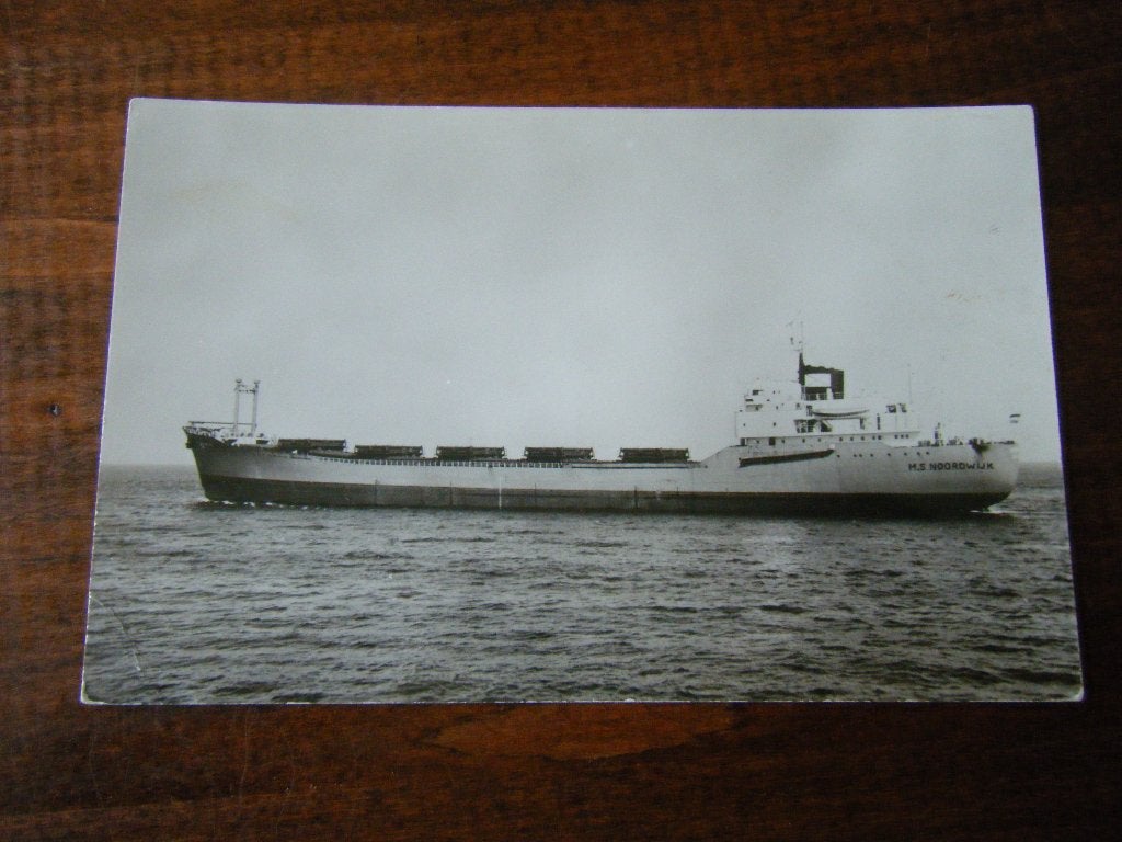G5 - Schip - m.s. Kinderdyk - Mooi/Oud, Ophalen of Verzenden, Gebruikt, Kaart, Foto of Prent