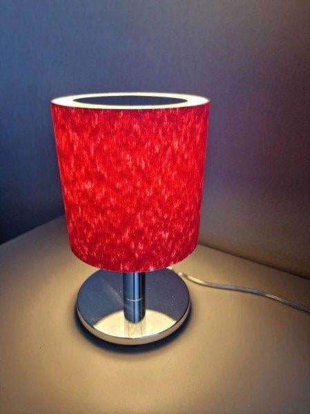 Tafellamp Rood (NIEUW), Ophalen of Verzenden, Nieuw, Metaal, Minder dan 50 cm