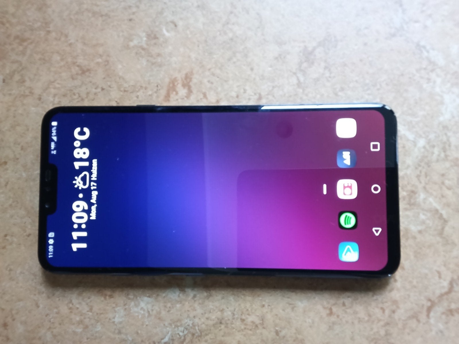 LG v40 thinq, Zwart, Ophalen of Verzenden, Zo goed als nieuw, 64 GB