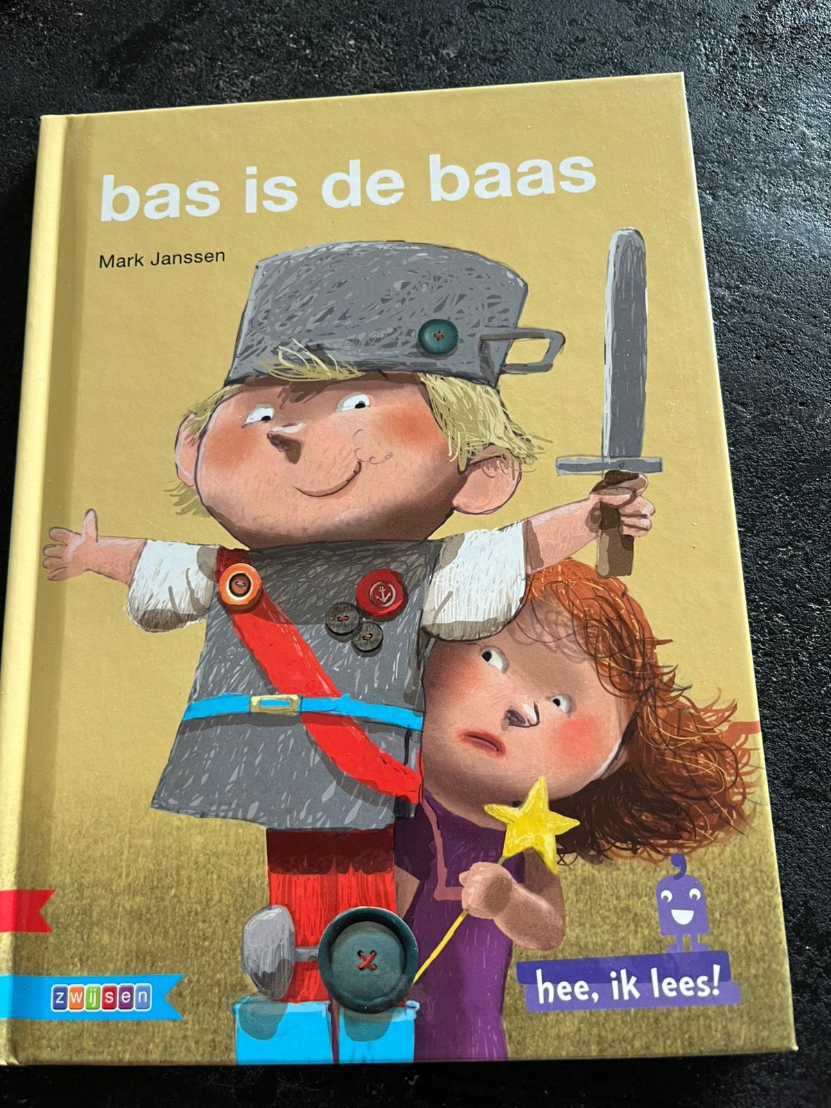 Mark Janssen - Bas is de baas, Boeken, Fictie algemeen, Mark Janssen, Ophalen of Verzenden, Zo goed als nieuw