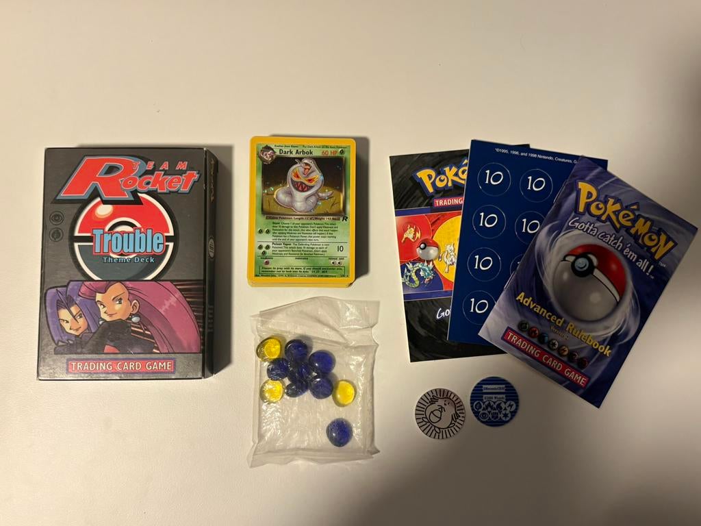 Pokemon Theme Deck Trouble Engels Geopend, Ophalen of Verzenden, Zo goed als nieuw, Speeldeck