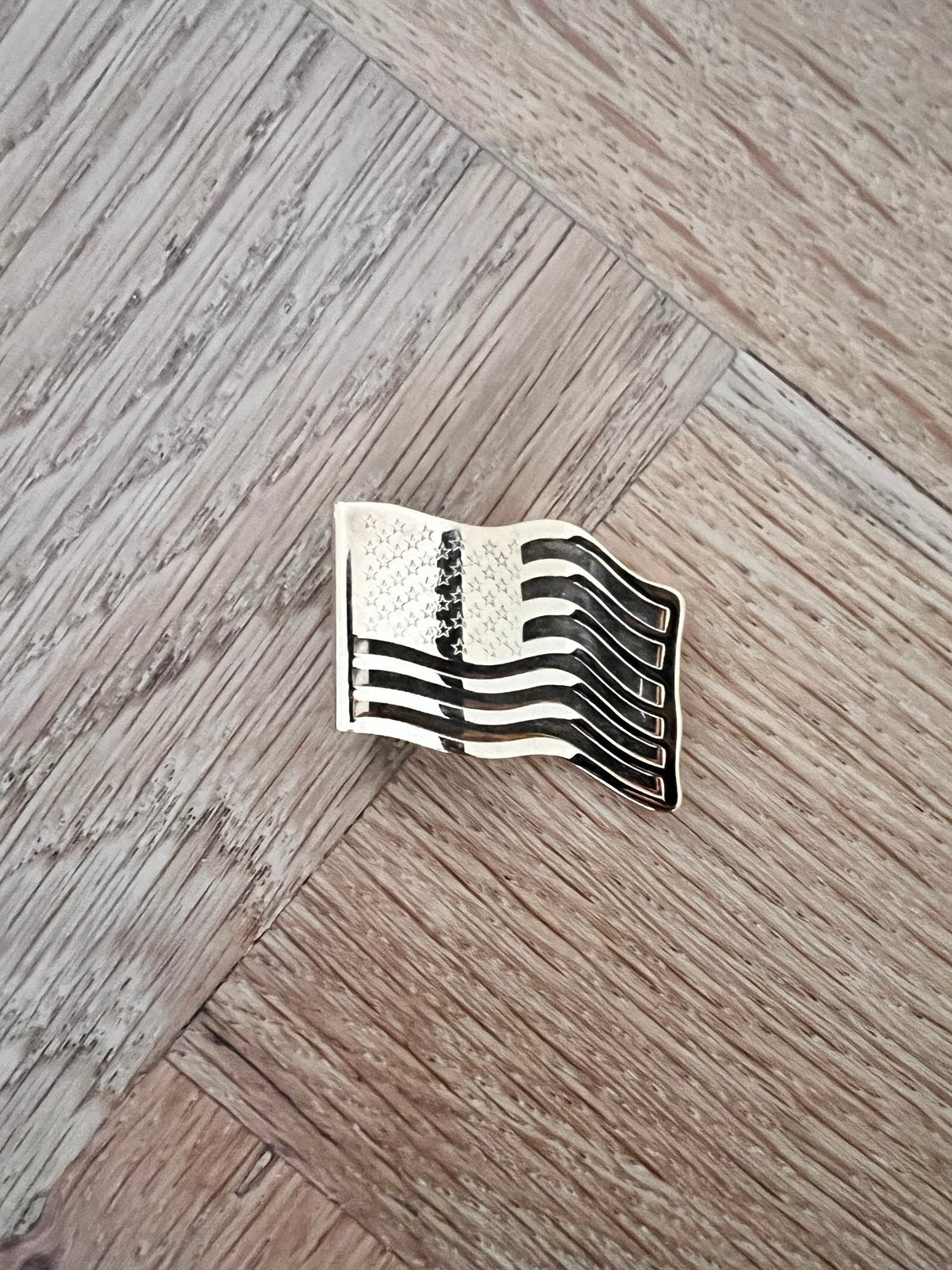 Avon vintage geld clip amerika gold, Verzenden, Zo goed als nieuw, Goud, Overige materialen