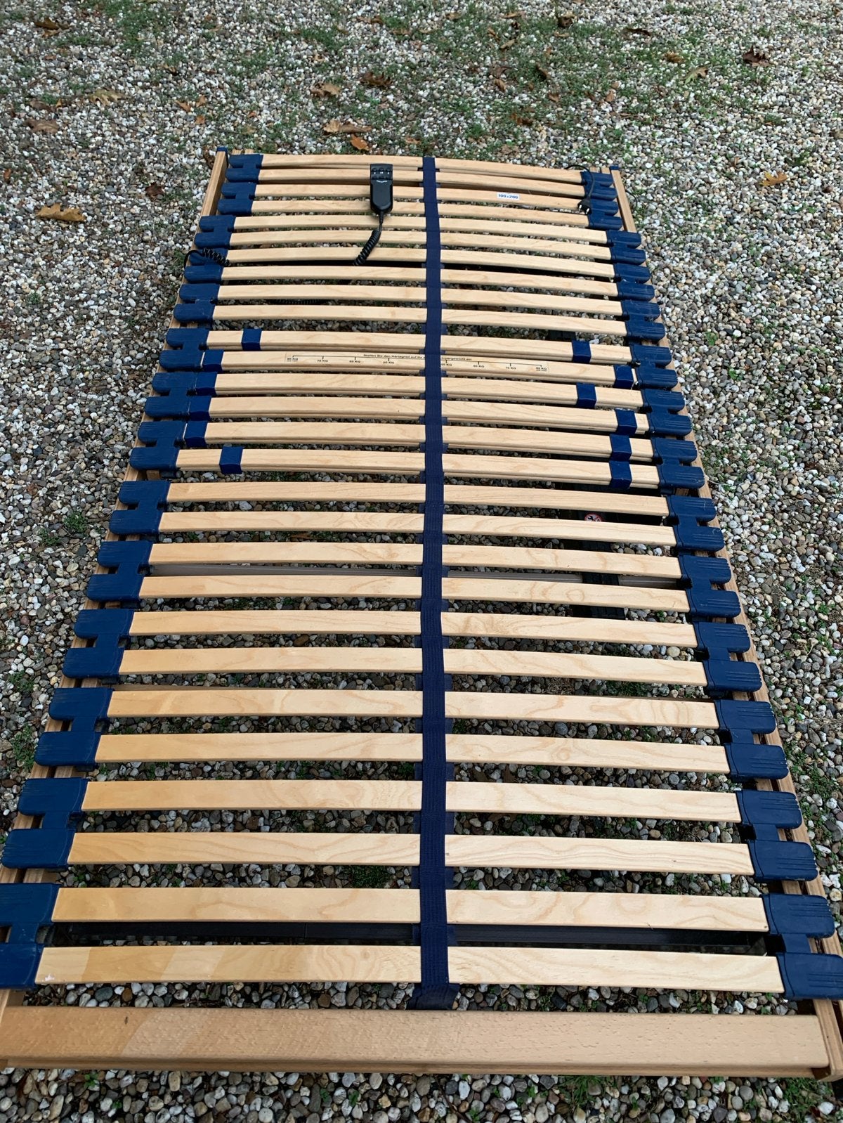 2x Elektrische lattenbodem 100x200 cm, Huis en Inrichting, Ophalen, Eenpersoons, Bedbodem, 200 cm