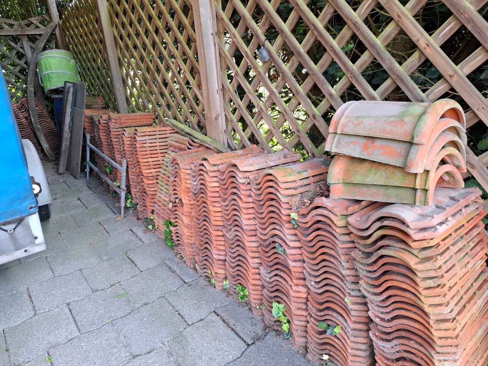 1050  Dakpannen, Ophalen, Overige materialen, Gebruikt, 15 m² of meer