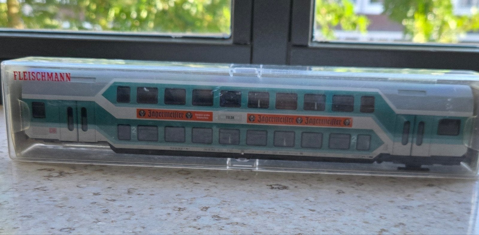Fleischmann 97 5125 K Dubbeldekker Wagon Jägermeister, Verzenden, Zo goed als nieuw, Wagon, Fleischmann