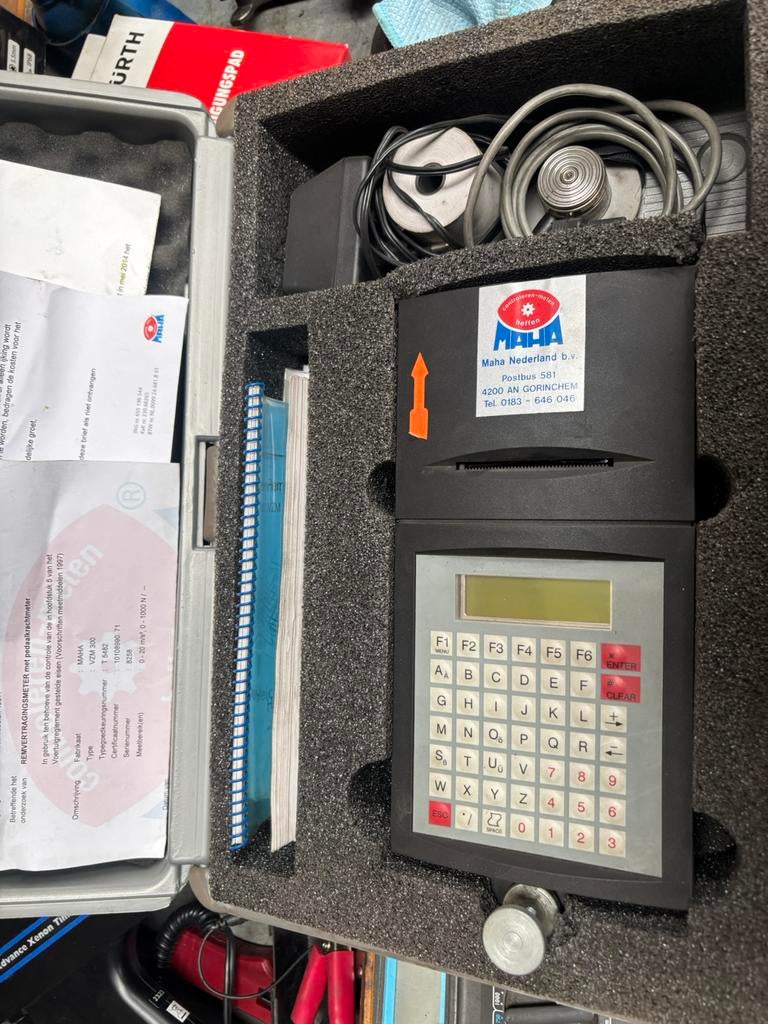 Oude remvertragingsmeter Maha, Ophalen, Gebruikt