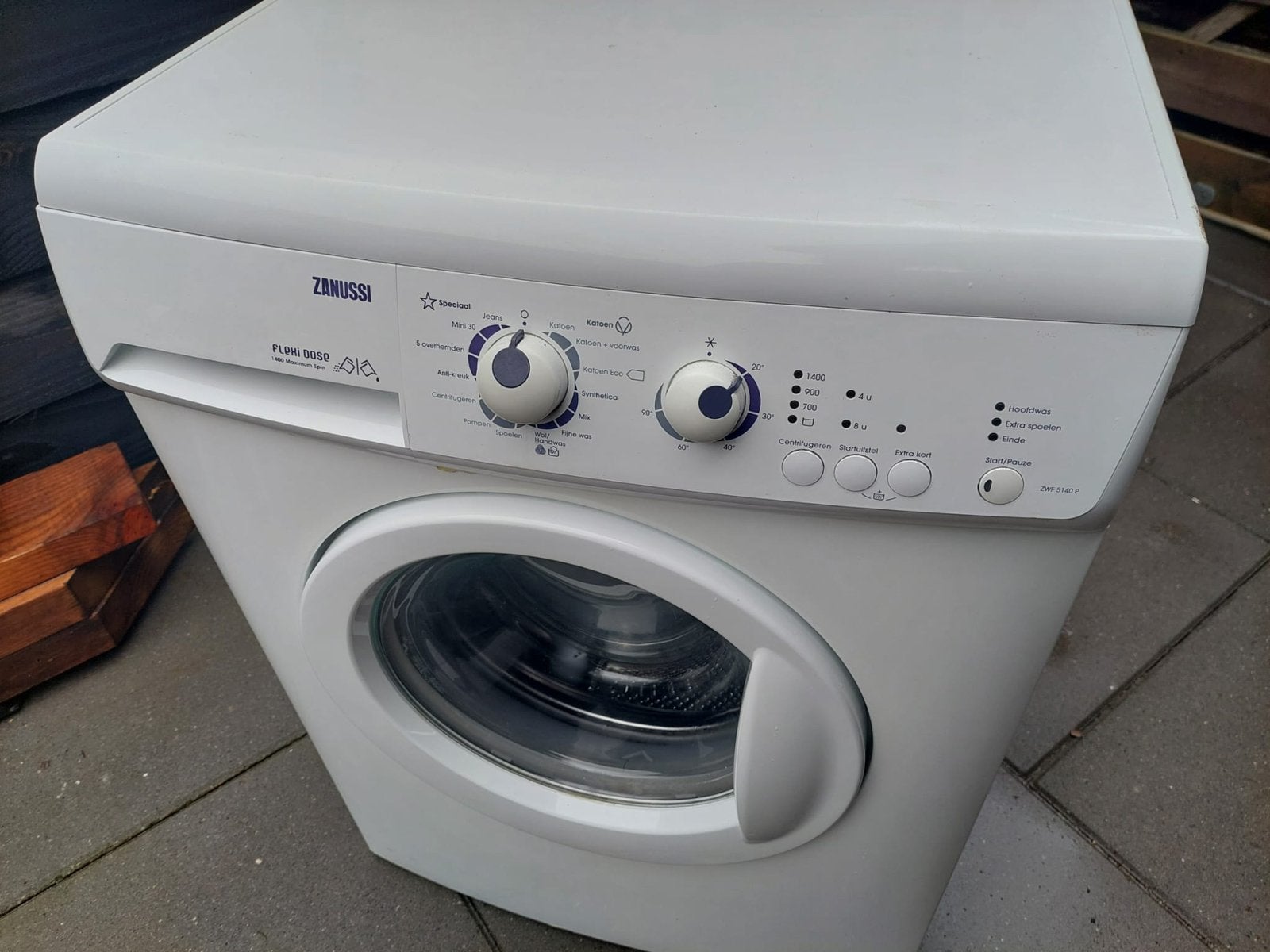 Zanussi wasmachine en droger set, Witgoed en Apparatuur, Ophalen, Zo goed als nieuw, 85 tot 90 cm, 1200 tot 1600 toeren