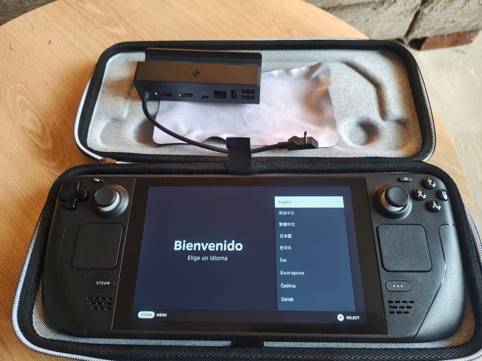 steam deck 512GB LCD + Case Handheld Gaming console, Ophalen of Verzenden, Zo goed als nieuw