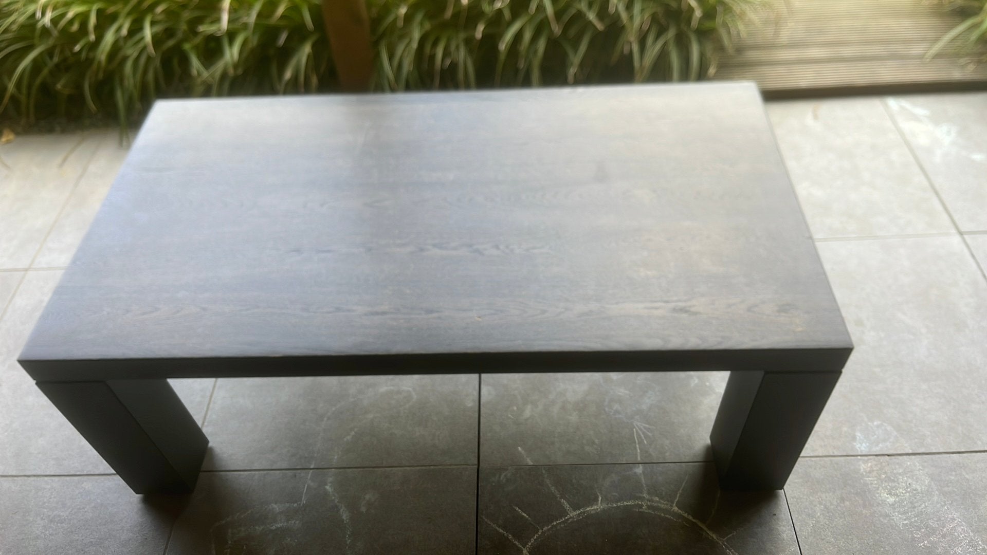 Robuuste salontafel 130x70x46, Ophalen, Gebruikt, 100 tot 150 cm, 50 tot 100 cm
