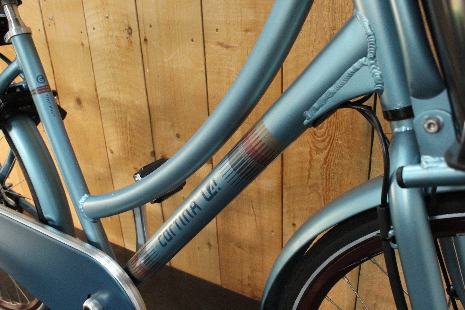 Foto 2 van Cortina E-U4 D50 Sleepy Blue Matte 36v Ebike