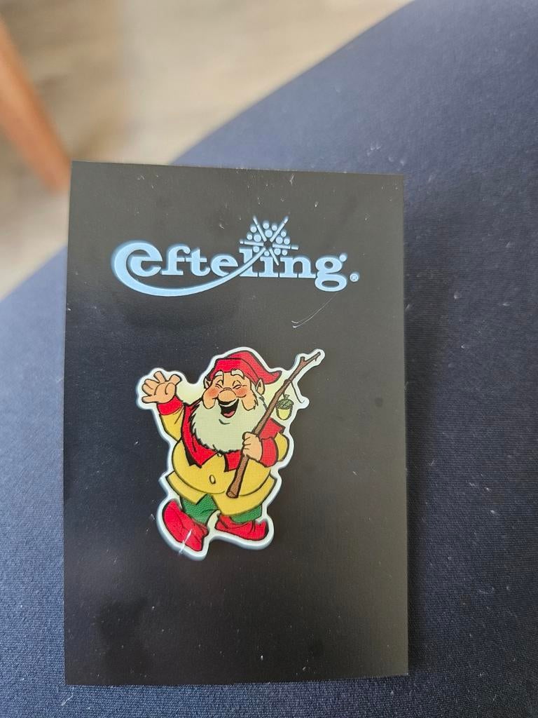 Efteling pin kabouter dwerg Sneeuwwitje, Verzamelen, Efteling, Ophalen of Verzenden, Nieuw, Button of Speldje