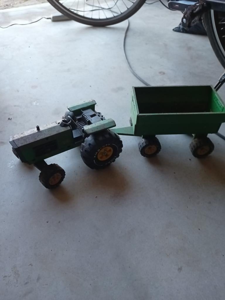 Tonka trekker met bakwagen, Ophalen of Verzenden