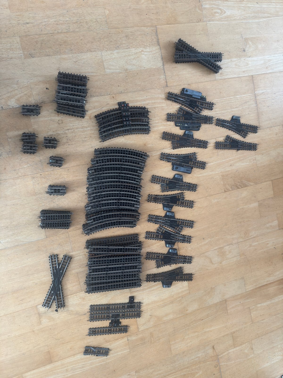 Trix Express Kartonnen rails partij | 1/87 modelspoor h0, Gebruikt, Gelijkstroom, Trix, Rails