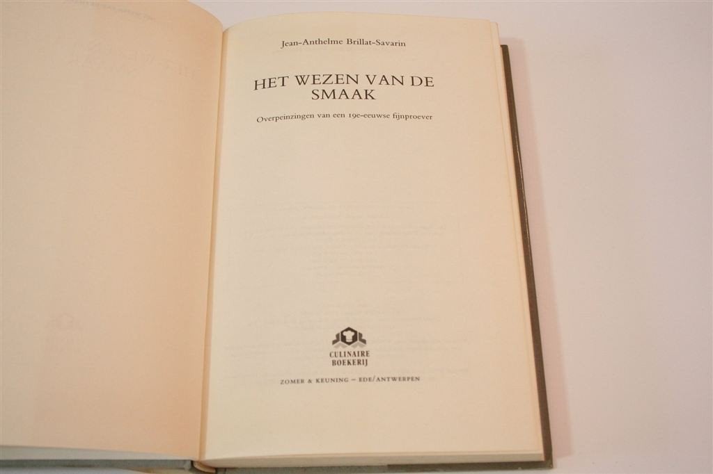 Wezen van de Smaak — 19e-eeuwse Fijnproever, Boeken, Ophalen of Verzenden, Gelezen
