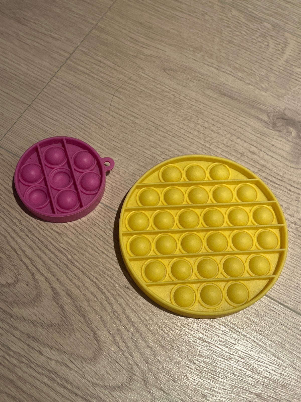 Pop-it Fidget Speelgoed Set - Geel en Paars, Ophalen of Verzenden, Zo goed als nieuw