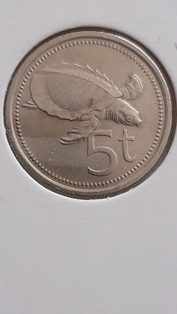 Papoea-Nieuw-Guinea 5 toea 1979 KM# 3., Postzegels en Munten, Ophalen of Verzenden, Zuid-Amerika