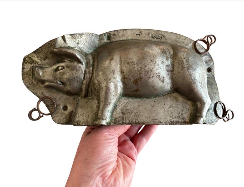 Antieke Chocolademal Varken “Laurösch” Germany (1930s), Ophalen of Verzenden