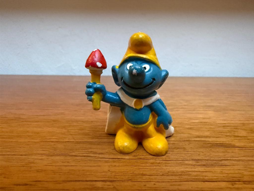 Koning Smurf, Ophalen of Verzenden, Gebruikt, Overige Smurfen, Poppetje, Figuurtje of Knuffel