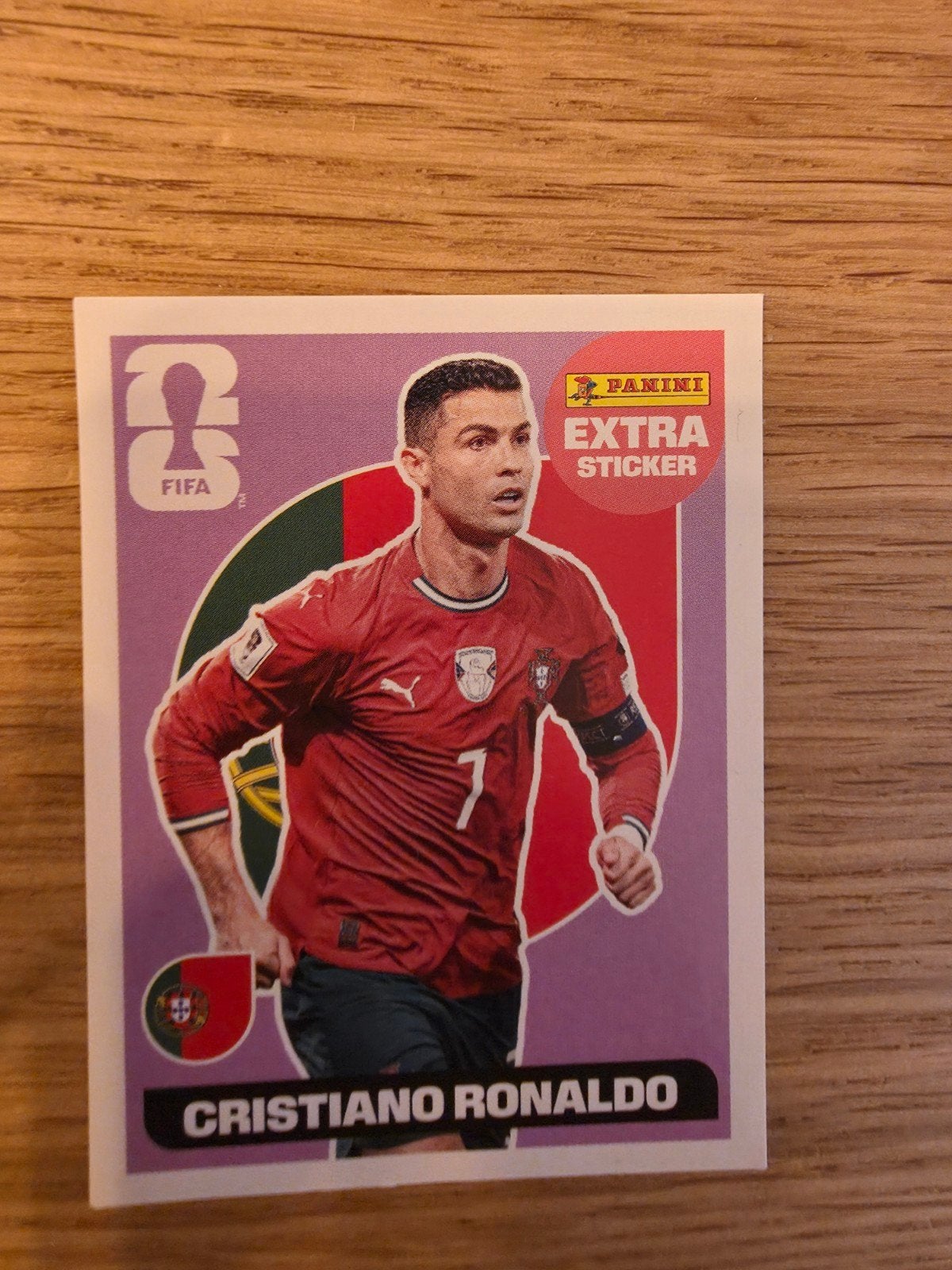 CR7 extra sticker te koop., Ophalen of Verzenden, Nieuw, Sticker