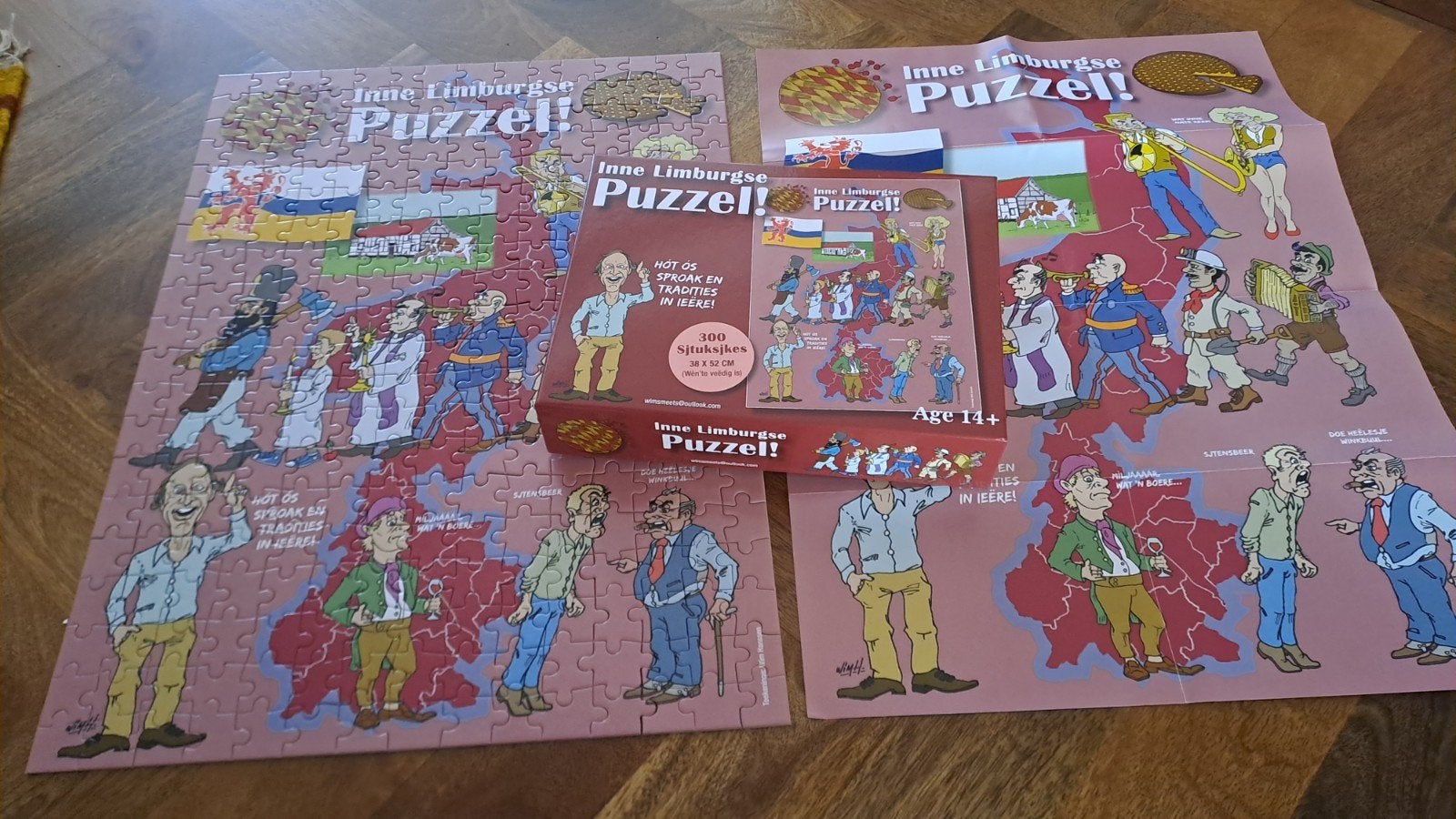 Inne Limburgse Puzzel! - 300 stukjes, Ophalen of Verzenden, Minder dan 500 stukjes, Zo goed als nieuw, Legpuzzel