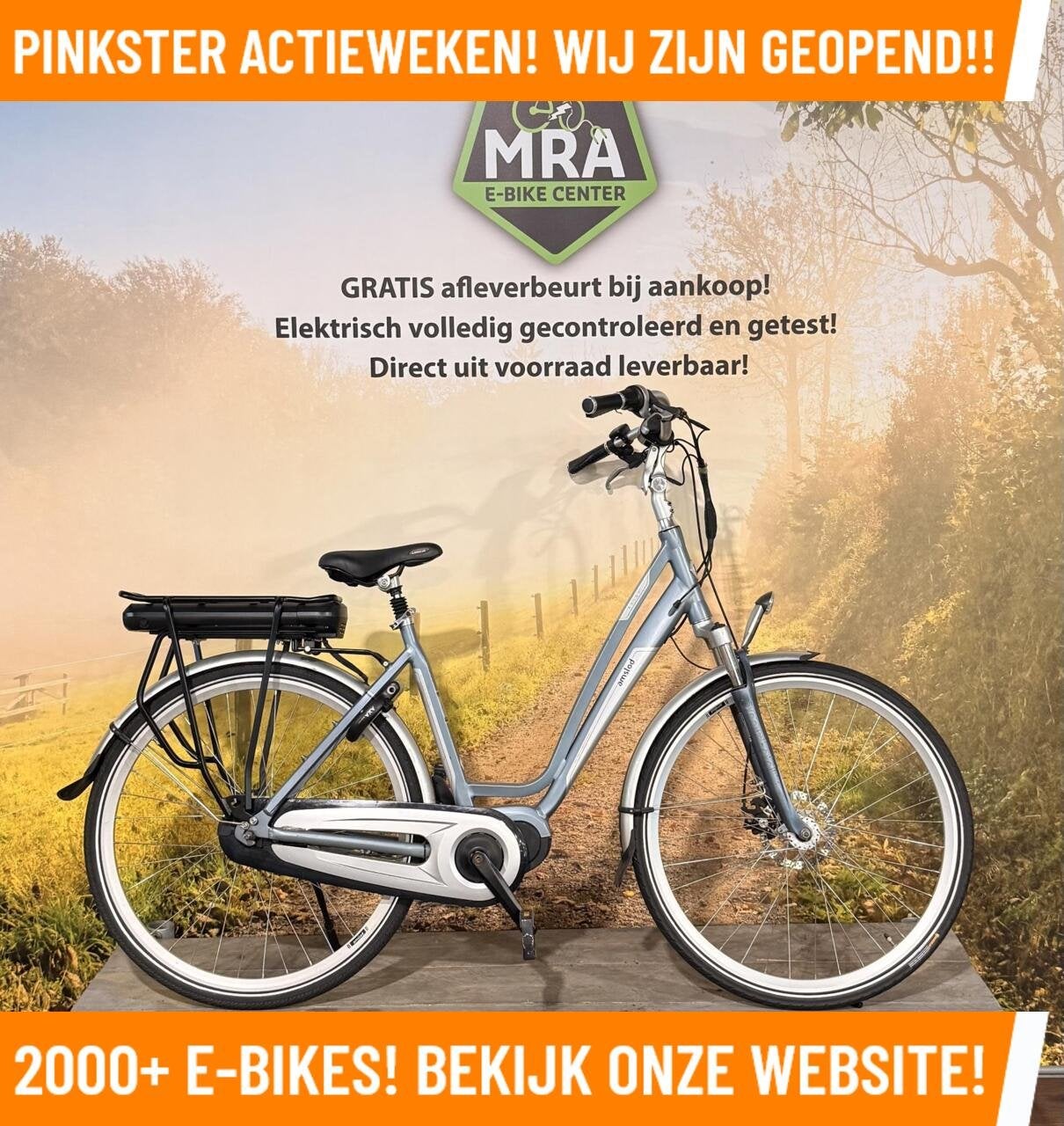 Amslod Aston Elektrische fiets met Bafang midden motor ebike, 55 tot 59 cm, Overige merken