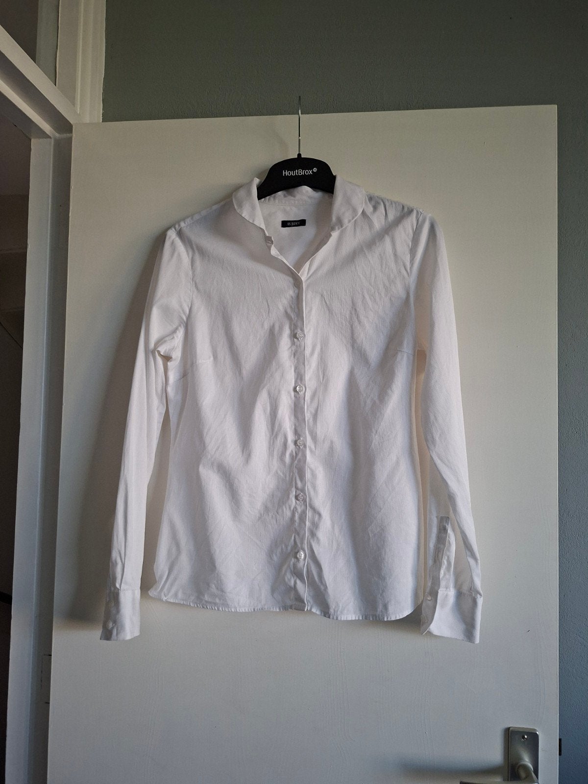 Witte katoenen blouse van RURDEY - Maat M, Kleding | Dames, Maat 38/40 (M), Wit, RURDEY, Ophalen of Verzenden