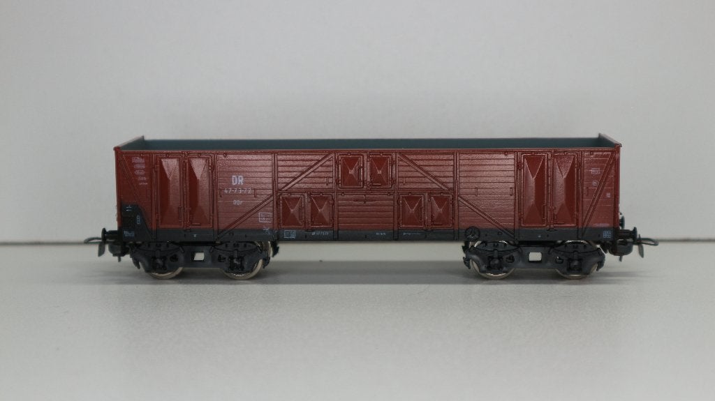 3 stuks 4 assige open  goederenwagen Deutsch Reichsbahn, Gebruikt, Gelijkstroom, Wagon, Piko
