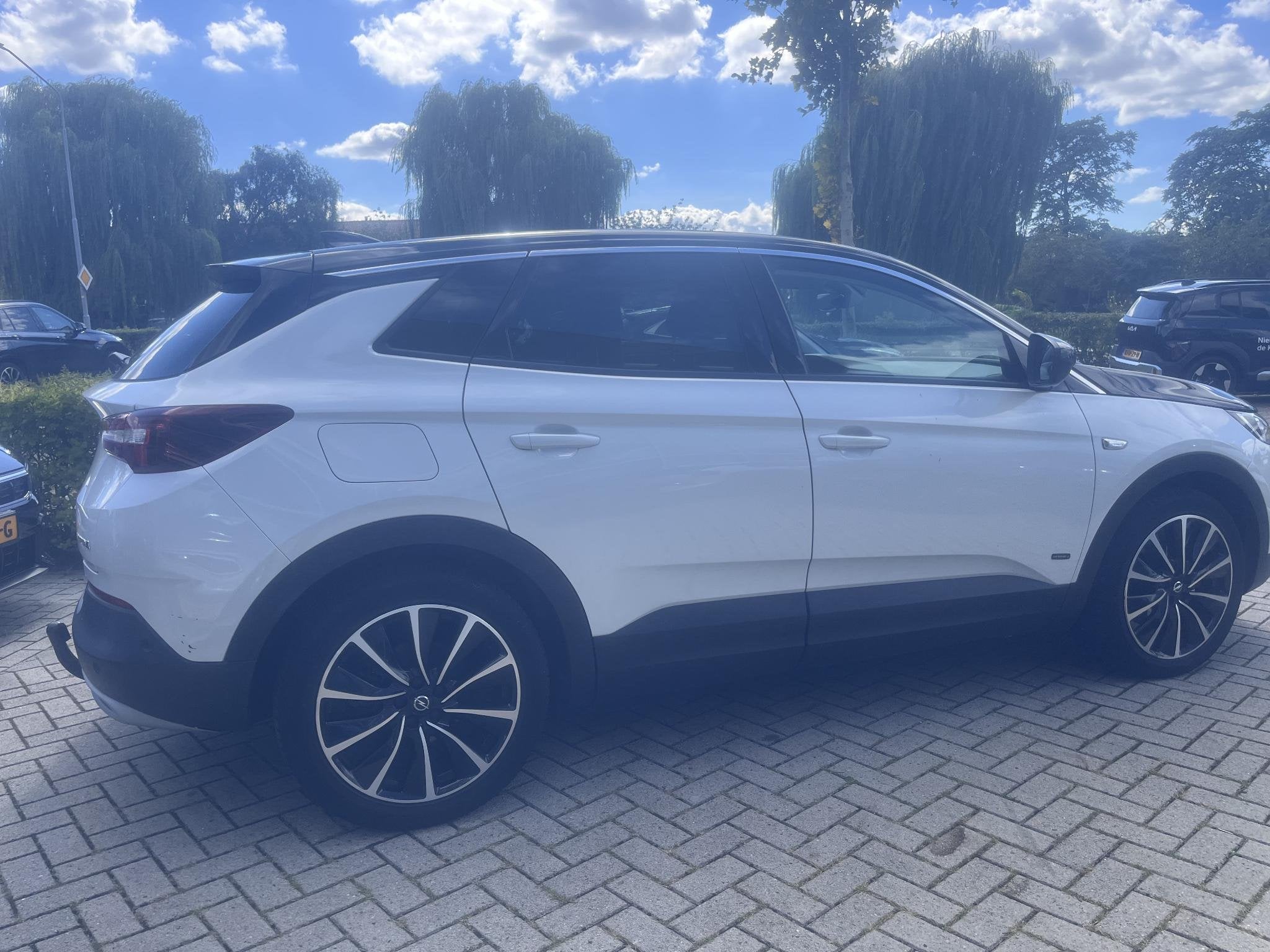 Opel Grandland X 1.6 Turbo Hybrid4 Ultimate Trekhaak, Automaat, Euro 6, 4 cilinders, Wit