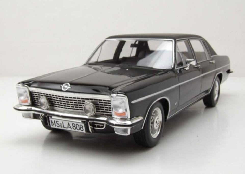 1:18 Opel Diplomat V8 uit 1969 Zwart Norev, Ophalen of Verzenden, Nieuw, Auto, Norev